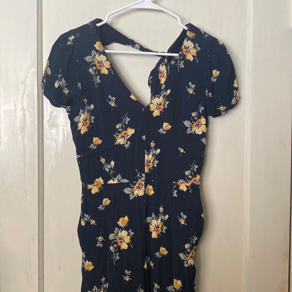 abercrombie floral jumpsuit